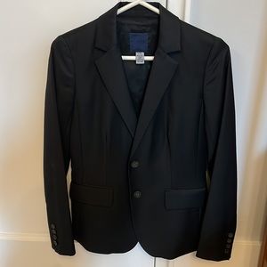 Jcrew navy wool blazer size 0 new without tags